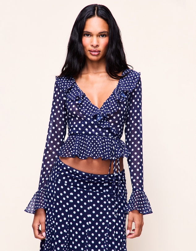 Guizio - Mallorca Ruffle Top