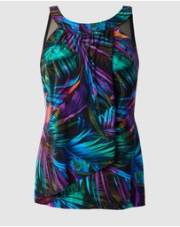 Miraclesuit Swimwear  - Palma Paradiso Ursula Underwired High Neck Tankini Top