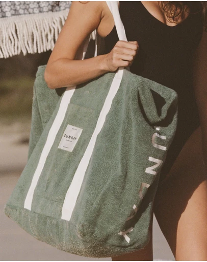 Sunday Supply Co - Tallow Towelling Beach Bag