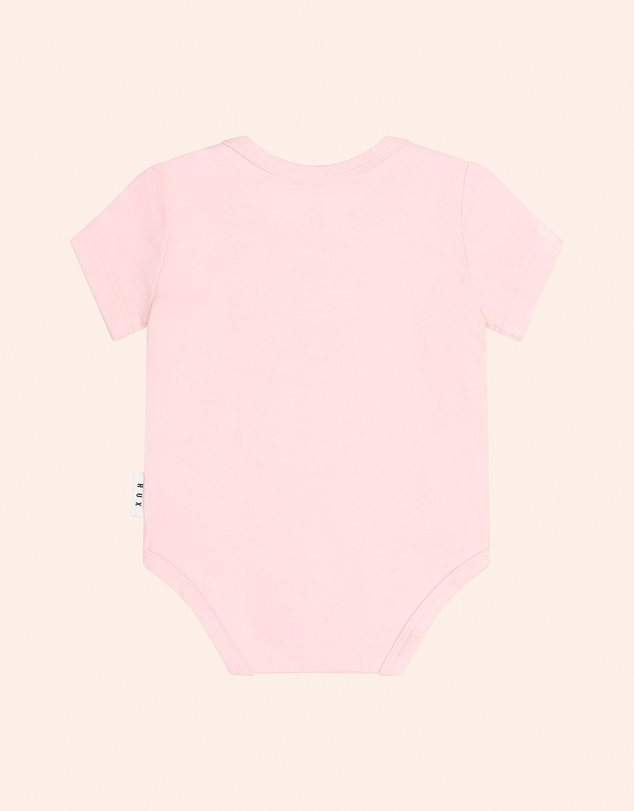 Huxbaby - Bow Huxette Short Sleeves Bodysuit - Babies