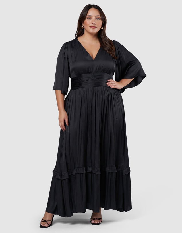 Pink Dusk by Curve Project - Work It Maxi Dress