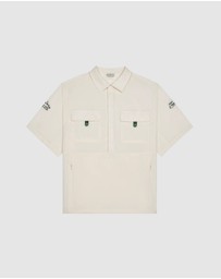 Malbon - Bass Club Seersucker Windshirt