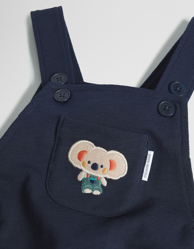 Country Road - Organically Grown Cotton Koala Jersey Overall