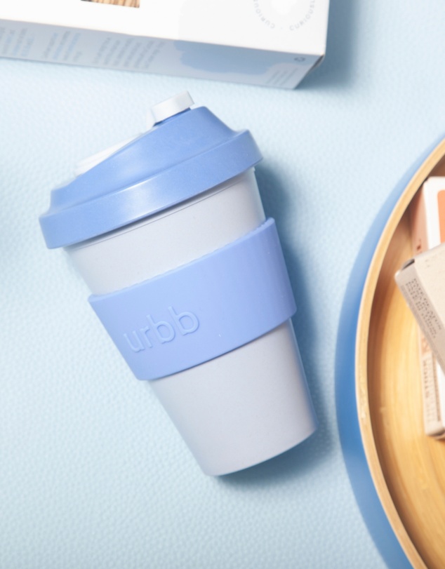 porter green - urbb | biodegradable bamboo coffee cup