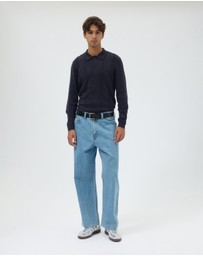 AERE - Silk Blend Textured Knit Shirt