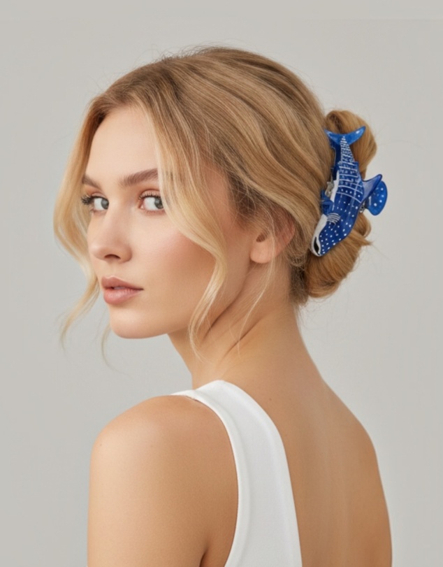Mossée - Marina Whale Shark Hair Clip