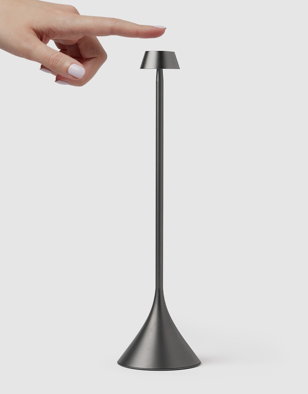 Lexon - Lexon Steli Shade Infinitely Pairable Table Lamp - Gunmetal