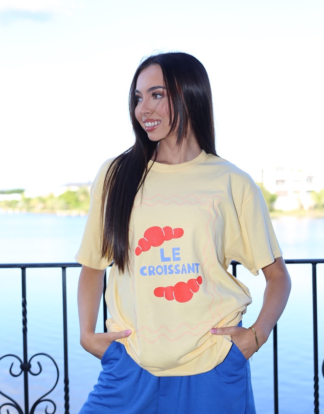 Vacancy Co - Le Croissant Tee