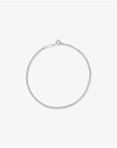 Michael Hill - Hollow Belcher Bracelet in 10kt White Gold