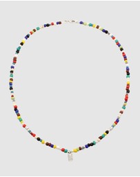 Kuzzoi - ICONIC EXCLUSIVE - Necklace Men Agate Howlite Pendant 925 Sterling Silver
