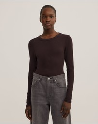 Witchery - Crew Rib Long Sleeve Top