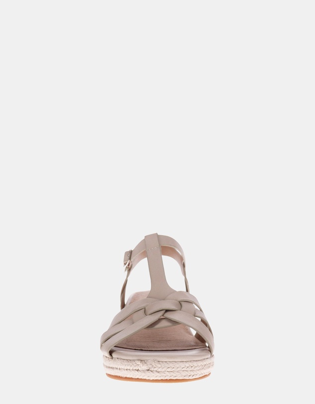 Mia Vita - Diva Wedge Sandal - Beige