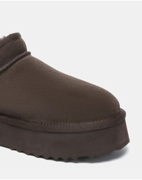 EVERAU - Australian Shepherd Ugg Nano Classic Platform Cow Suede Upper UGG Boots