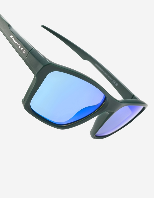 Hawkers Co - HAWKERS Shark - Polarized Teal Blue Chrome Sunglasses for Men