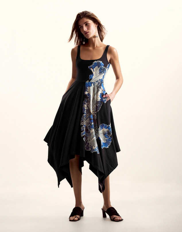 Desigual - Asymmetric strappy dress