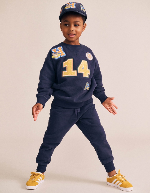 Huxbaby - Collegiate Patches Sweatshirt - Babies-Kids