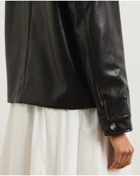 Atmos&Here - Mabel Leather Look Jacket