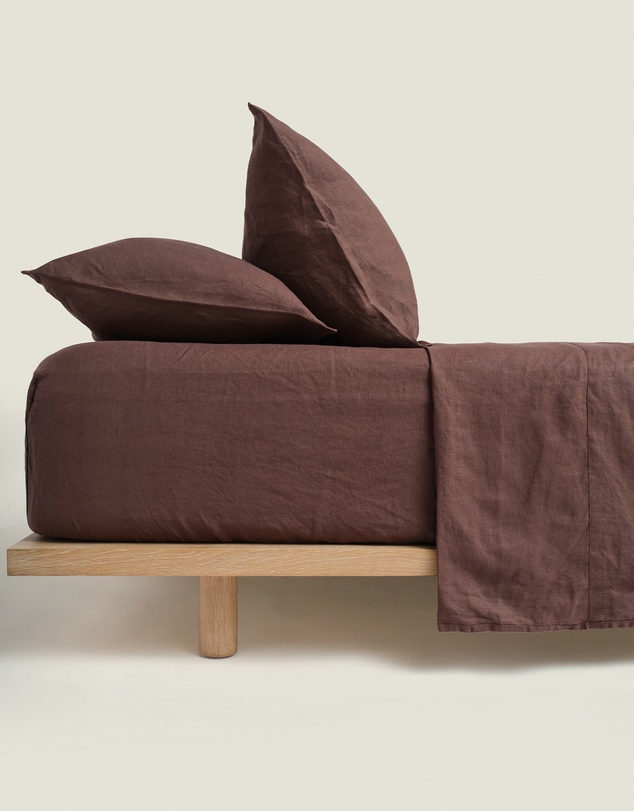 Carlotta + Gee - 100% Linen Fitted Sheet
