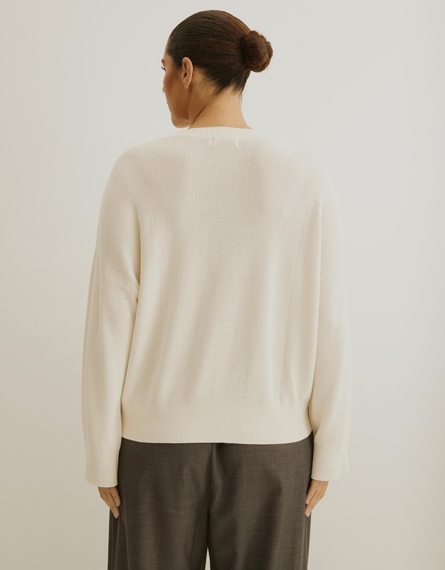 Atmos&Here Curvy - Organic Cotton Relaxed Crew Knit