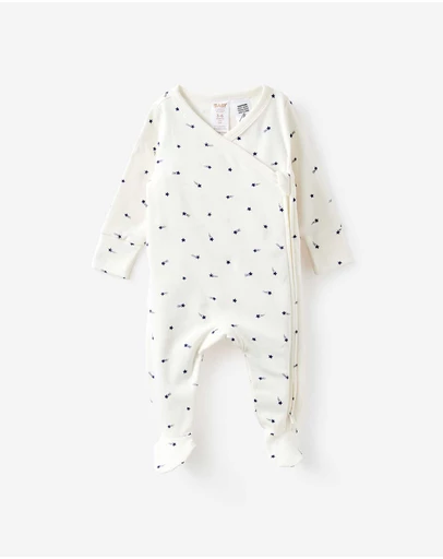 Cotton On Kids - Organic Cross Over Zip Romper