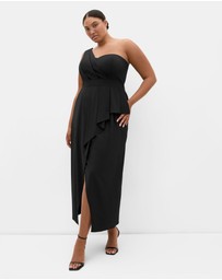 City Chic - Allure One Shoulder Maxi Dress
