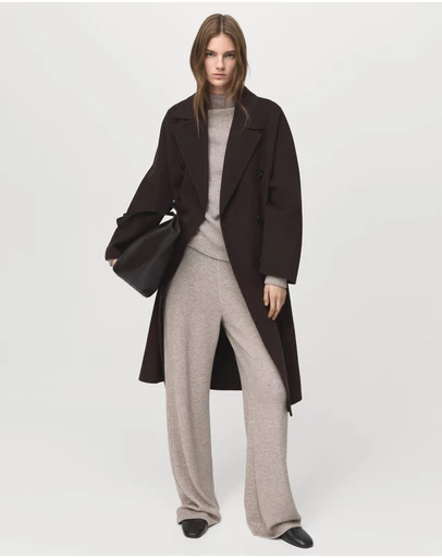 M.N.G - Straight-Fit Trousers With Elastic Waist
