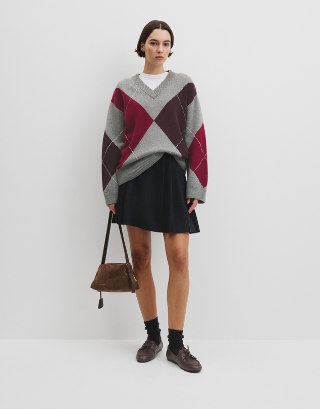 Country Road - Extrafine Merino Argyle Knit