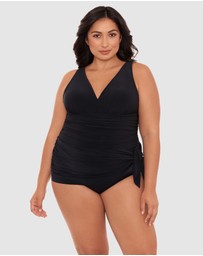 Magicsuit - Celine V Neck Short Plus Size Swimdress