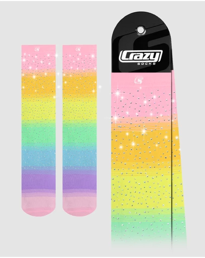 Crazy Skates - Crazy Socks Diamond Magic Knee-High Socks