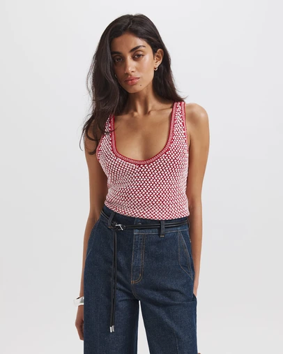 SABA - Dalia Woven Knit Tank