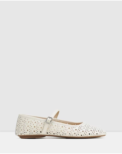Rollie - Ballet Mary Jane Laser Flat