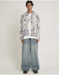Insight - Bleached Flannel Long Sleeve Shirt