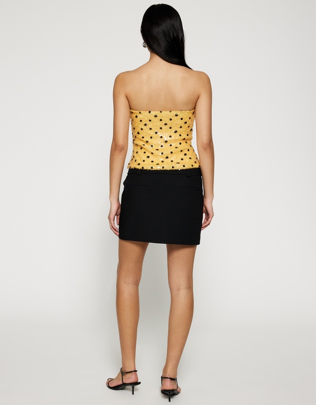 Lover - Astrid Sequin Strapless Top