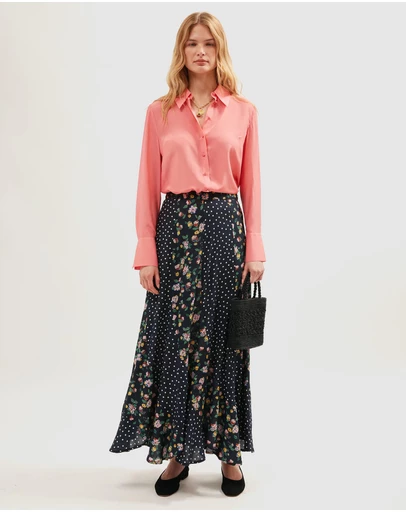 Rixo - Gracella Skirt Kimmie Dot Mix