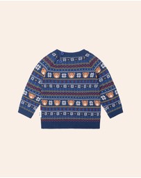 Huxbaby - Apres Ski Fairisle Pullover - ICONIC EXCLUSIVE - Babies-Kids