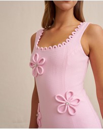 BY JOHNNY. - Flower Form Mini Dress
