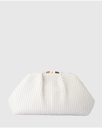 Olga Berg - Martinique Woven Clutch