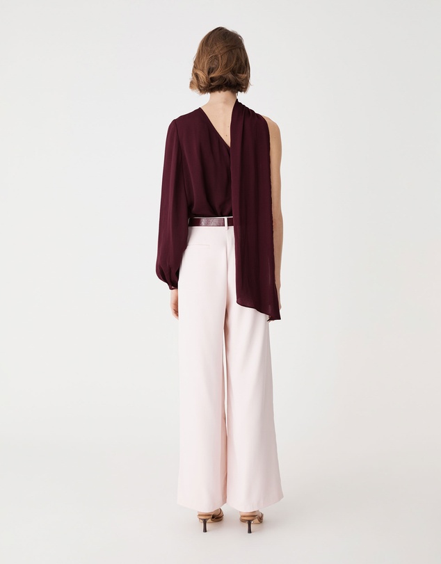 Forcast - Opal One Shoulder Scarf Top