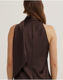 Witchery - V-neck Scarf Top