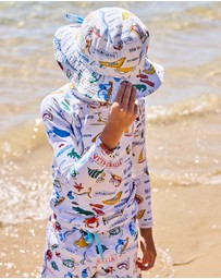 Kip&Co - Aussie Road Trip Yellow Beach Hat - Kids