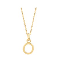 Michael Hill - O Initial Pendant in 10kt Yellow Gold