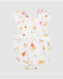 Fox & Finch - Grow Wild Print Overalls - Babies-Kids