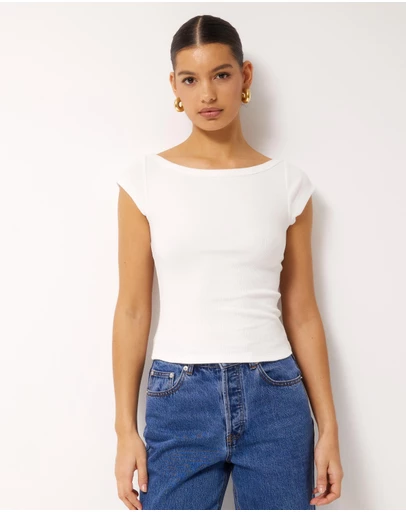 AERE - Lyra Cap Sleeve Tank