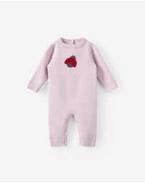 Cotton On Kids - Baby Organic Knit Long Sleeve Romper