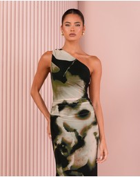 Azzurielle - Olwin One Shoulder Maxi Dress