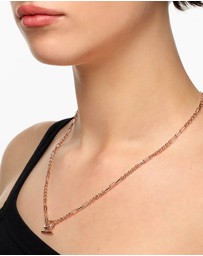 Medley Jewellery - Fob Fundamental Chain Necklace in Rose Gold
