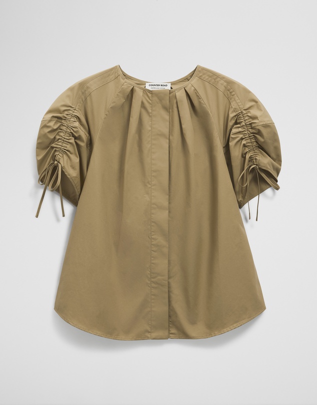 Country Road - Gathered Sleeve Blouse