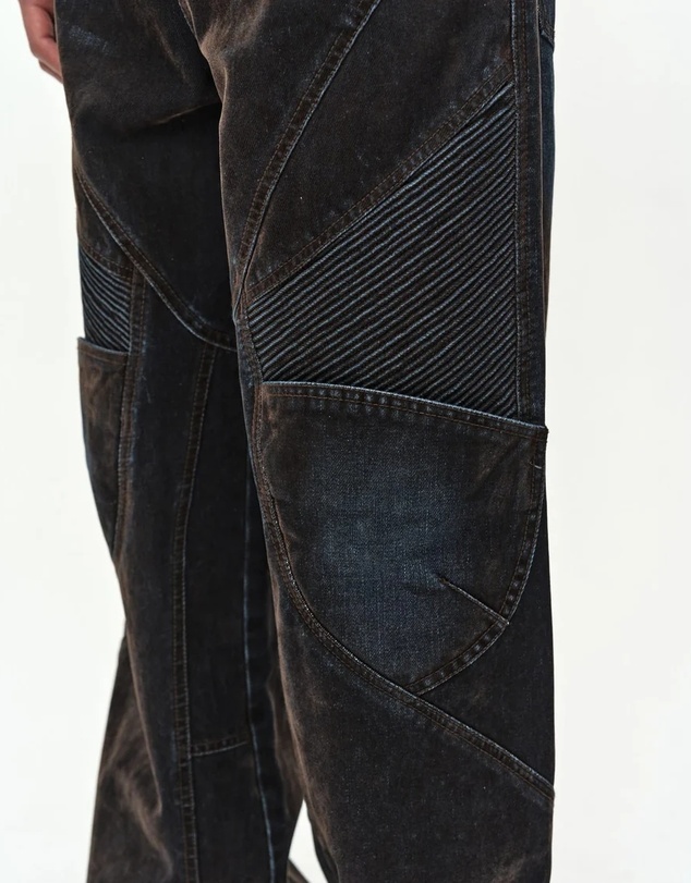 Andersson Bell - Rodeo Biker Wide-Leg Jeans