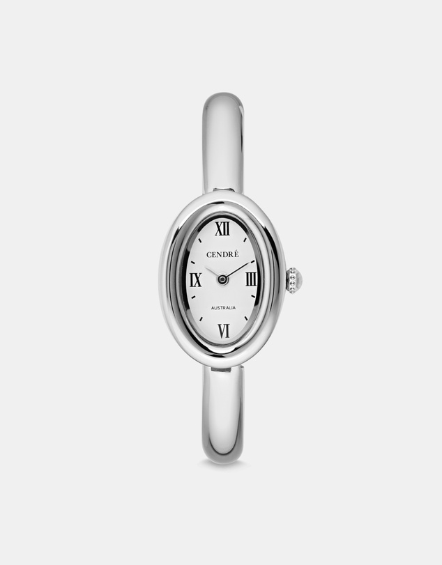 CENDRE - Kate Watch White Silver