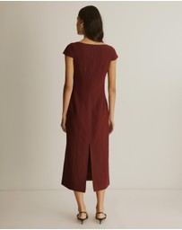 Atmos&Here - Sierra Suiting Midi Dress